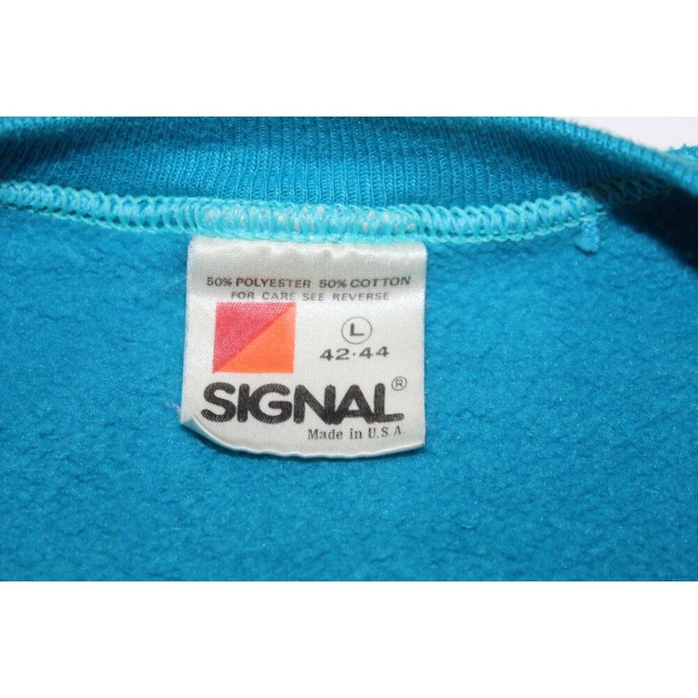 Vintage California Berkley Swimming Bears Crewneck Crew Sweatshirt Sweater 80s M - Picture 5 of 8